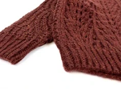 Petit by Sofie Schnoor strik burgundy glitter